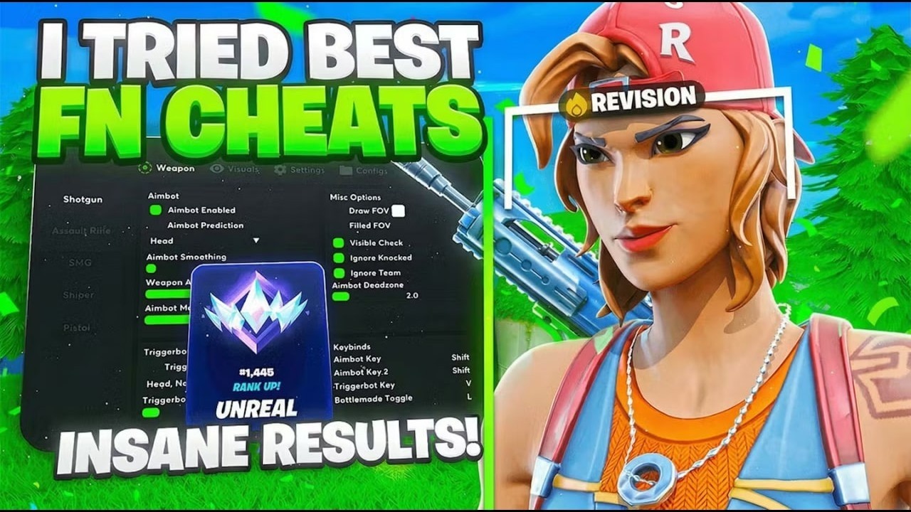 Я впервые установил читы для Fortnite... Результаты превзошли все ожидания.