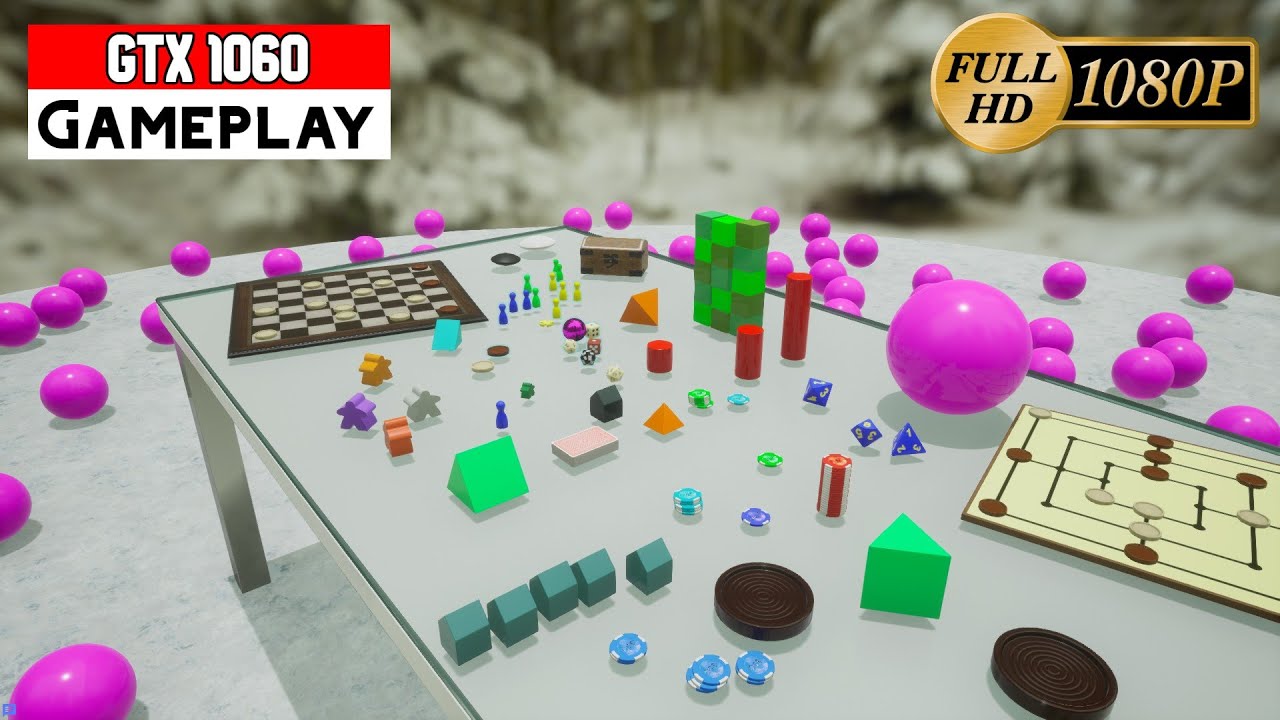 Tabletop Playground (Early Access) Gameplay Test PC 1080p [INA/EN] GTX 1060 - i5 2500