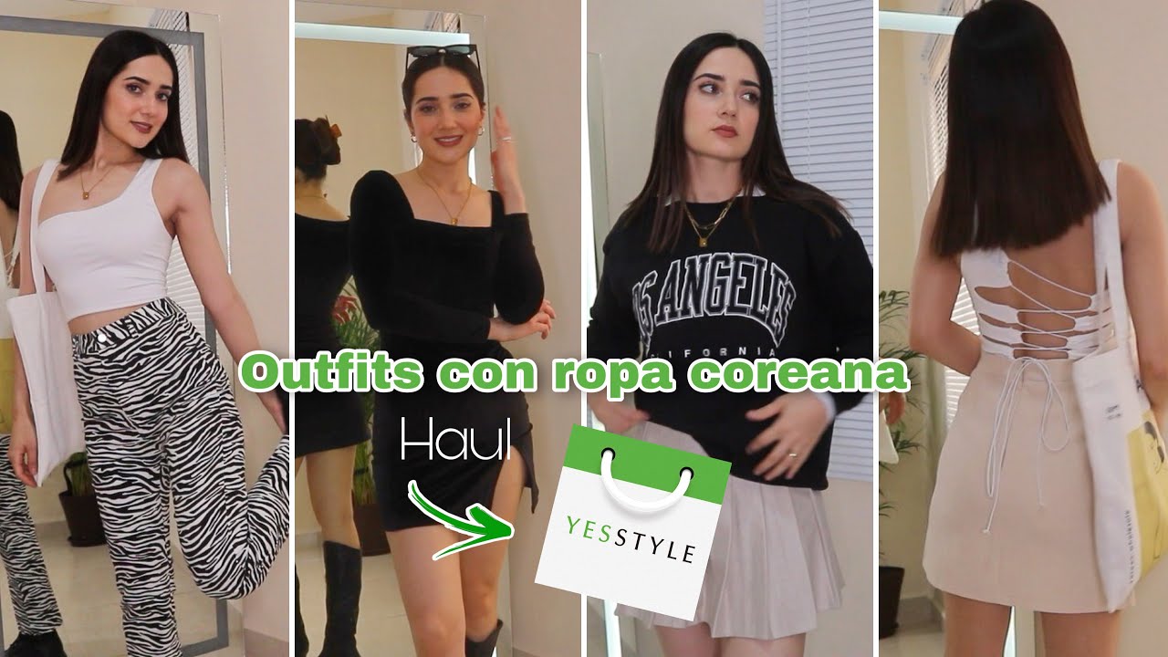 PEDÍ $10,000 PESOS DE ROPA COREANA 👁👄👁 - Haul YesStyle