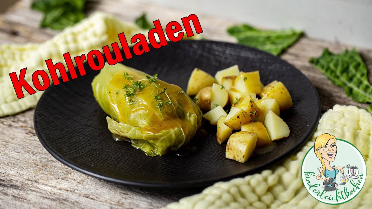 Kohlrouladen mit Kartoffeln und Sauce im Thermomix