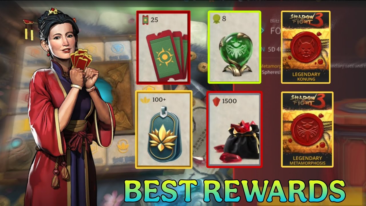 🤩 Spend 25 Fortune Fair Lucky Board Tickets And Got Exciting Rewards 🤩 Shadow Fight 3