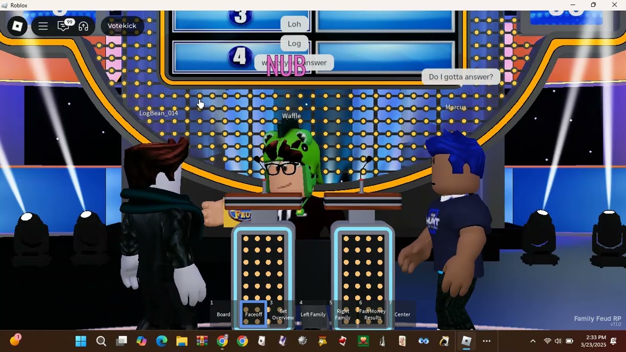 Family Feud Roleplay 2nd Edition Test Show: March 23, 2025