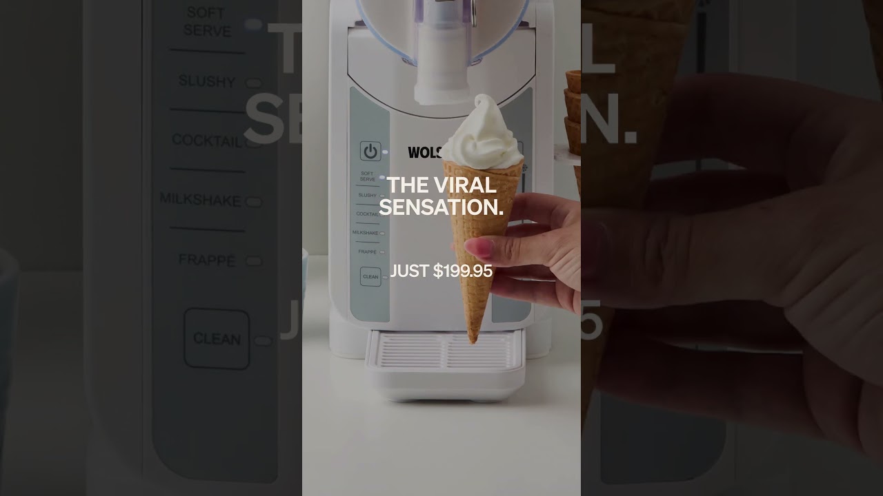 Wolstead Bliss Soft Serve and Slushy Maker - The Viral Sensation