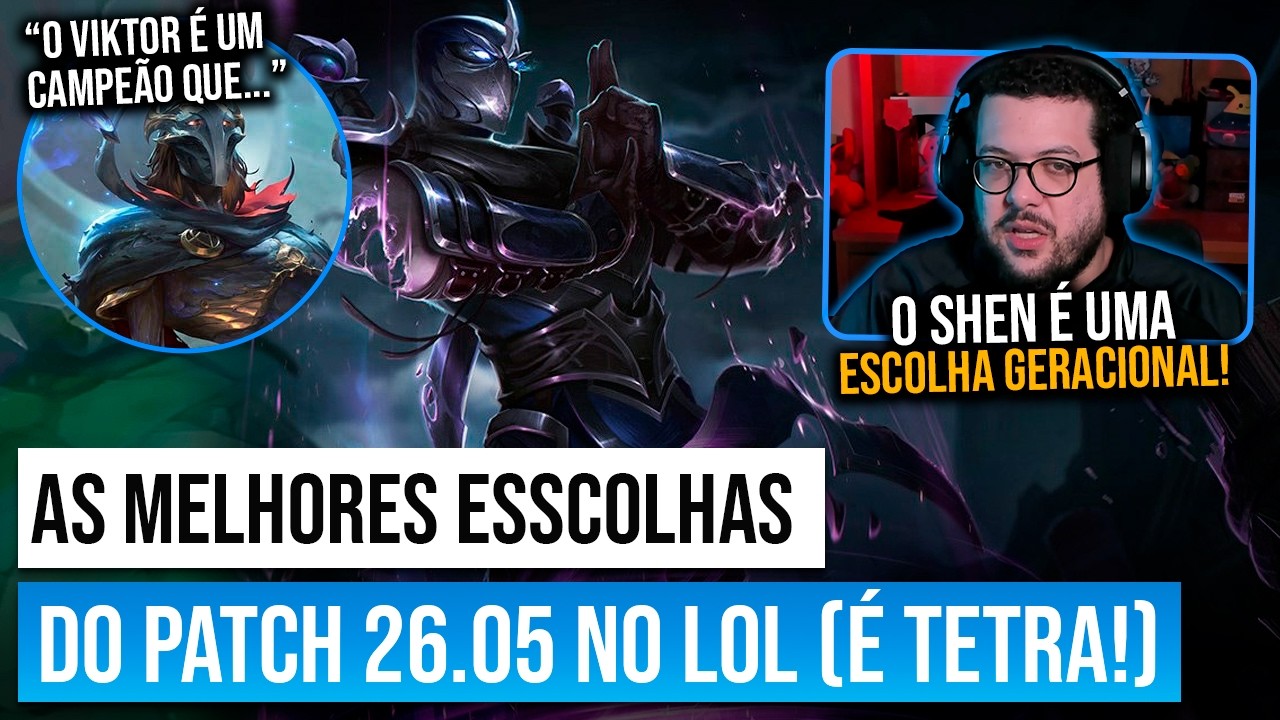 Melhores Campeões do patch 26.05! (É TEEEEETRA!)