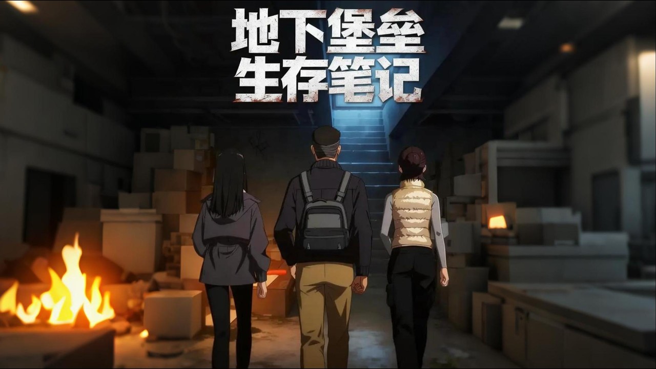 喪屍爆髮前，一家三口躲進地下室。囤物資、鬥暴徒、藏生機，絶境中守護最後的家......#诡异末世#末日求生#末日丧尸#极限求生#末世求生##国漫#ai漫剧#