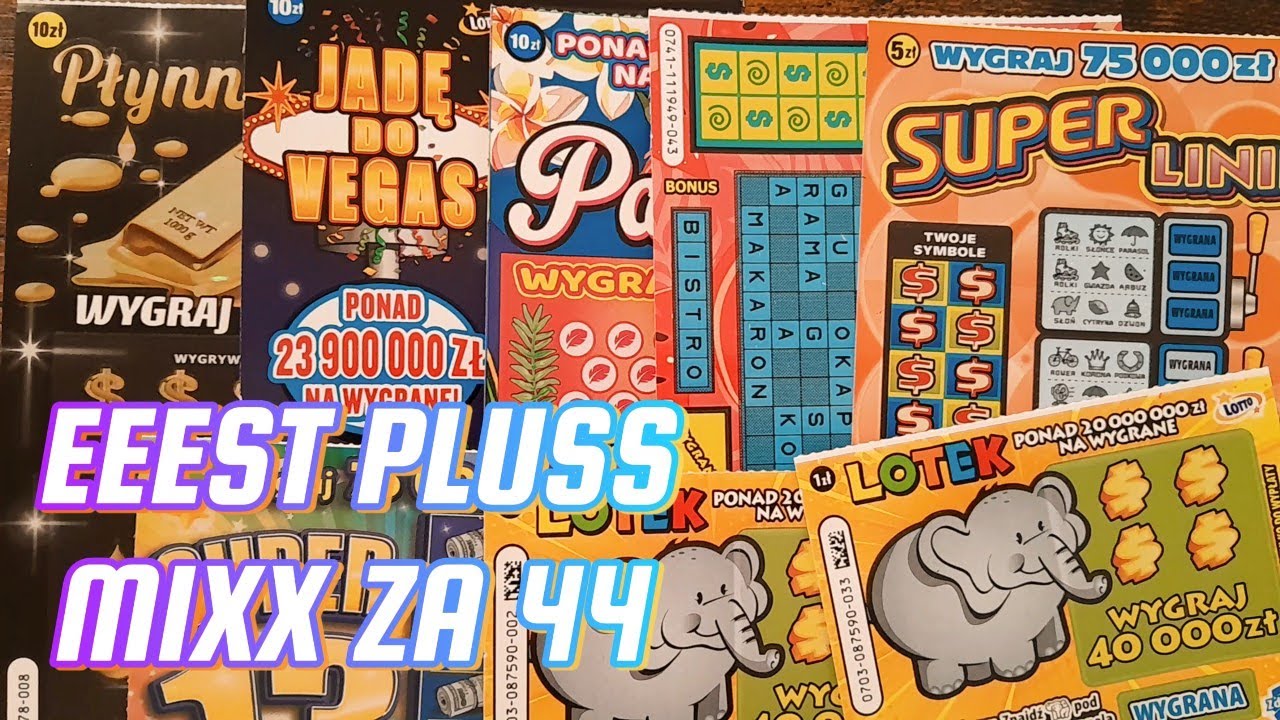 😁🤗👍ESTTT PLUSS MIXX ZA 44👍🤗🤑 #lotto #zdrapki #jackpot