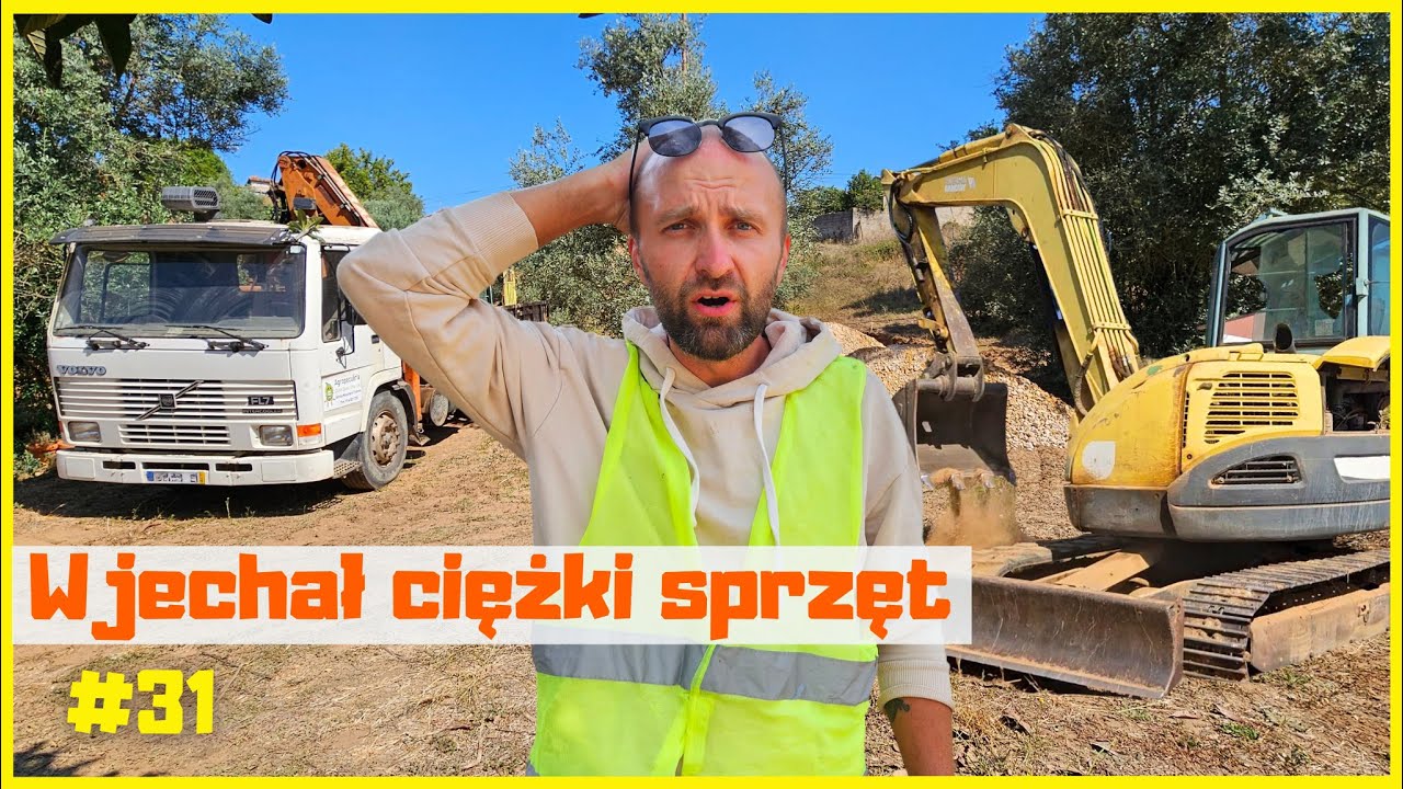 Wjechała koparka i fura kamieni 🚚