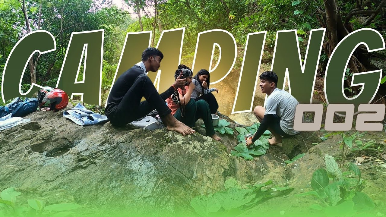 ପାହାଡି Chiken ସହ Camping ra ମଜା || Nandinia Waterfall