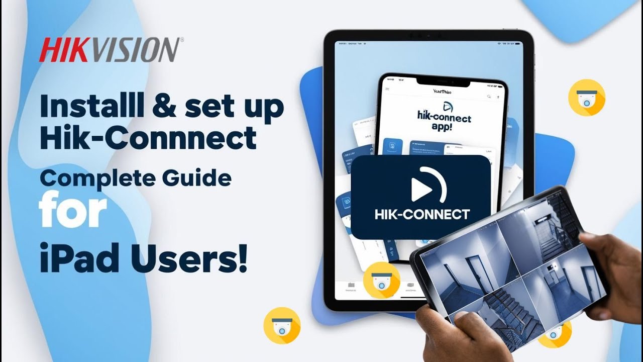 Установите и настройте приложение Hik-Connect на iPad для просмотра камер HikVision #hikconnectip...