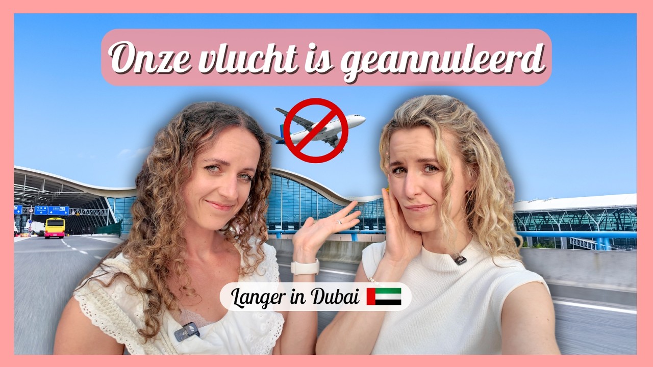 Kunnen wij nog naar huis? 😳✈️ | Vlucht geannuleerd… | Dubai Miracle Garden bezoeken 🌸🇦🇪