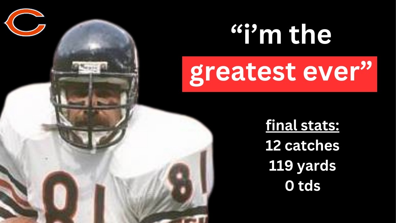 The Bears Had a Moron at Tight End