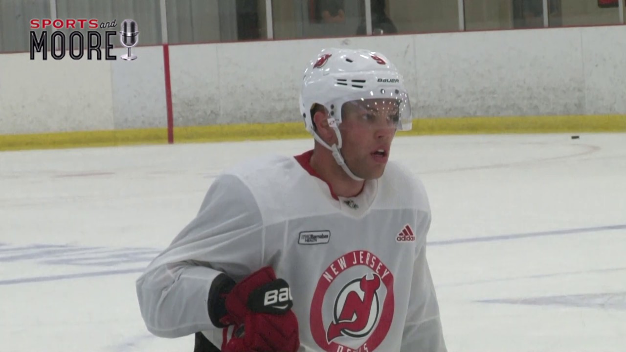 Taylor Hall skates in Nova Scotia with fellow NHLers