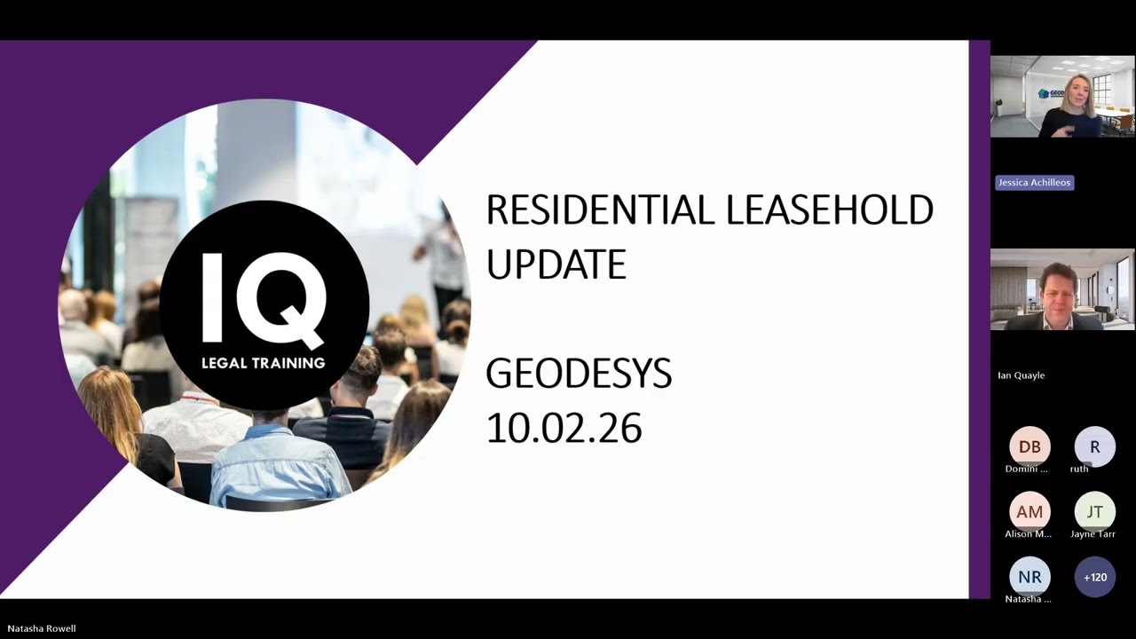 Webinar - Residential Leases February 10th 2026