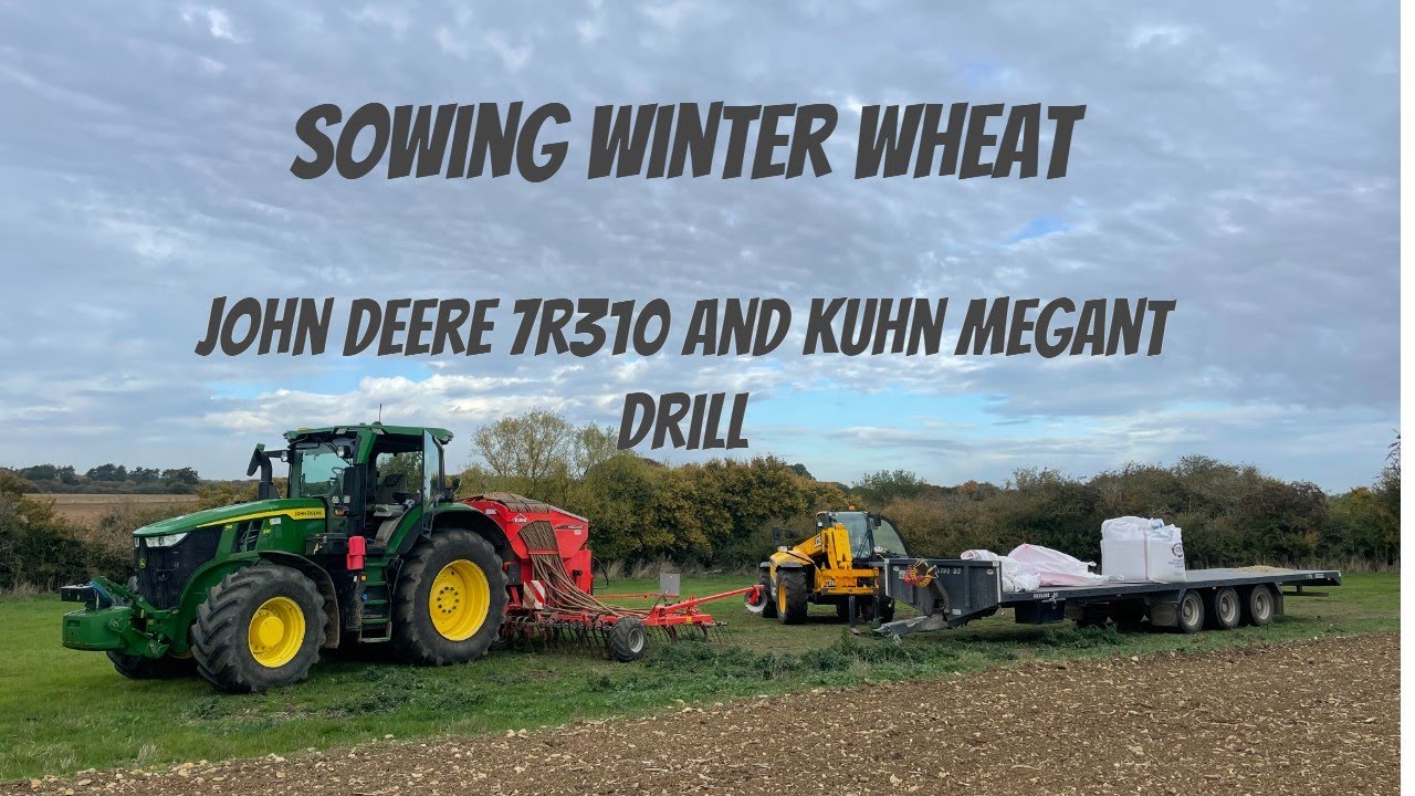 Sowing some flour?? #farming #johndeere #kuhn