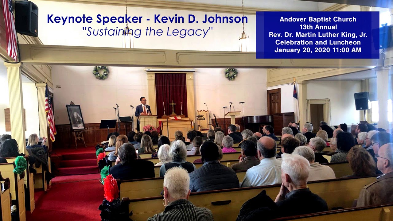MLK Day Keynote Speaker - Kevin D. Johnson - &ldquo;Sustaining the Legacy&rdquo; (Audio)