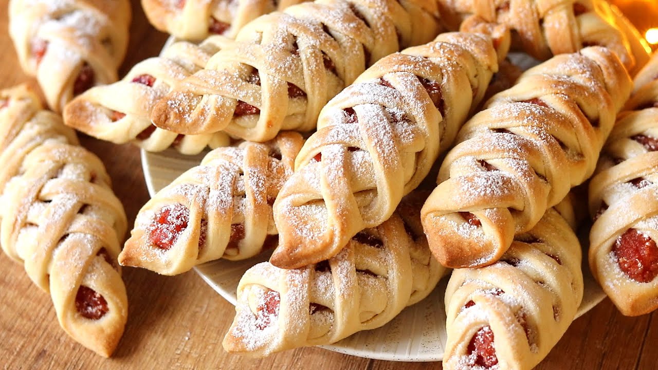 ОДИН РАЗ ПОПРОБОВАЛА Теперь ТАК Делаю ВСЕГДА! Исчезнут ЧЕРЕЗ 1 МИНУТУ! Молочные КОСИЧКИ с НАЧИНКОЙ!