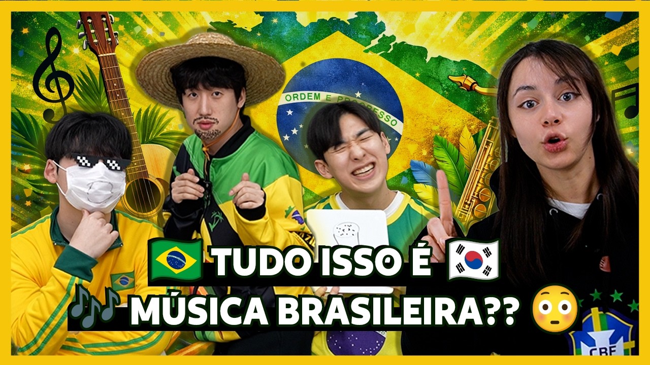 Coreanos reagindo &agrave; m&uacute;sica de cada regi&atilde;o do Brasil 😳🇧🇷