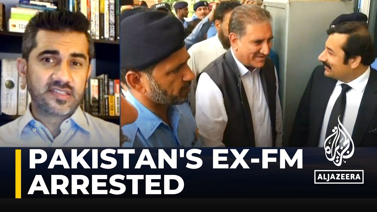 Pakistan arrests opposition leader Shah Mehmood Qureshi in &lsquo;cypher&rsquo; case