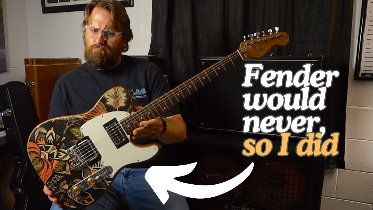 A Telecaster with P90's?! Blasphemy! // A custom Telecaster style guitar build.