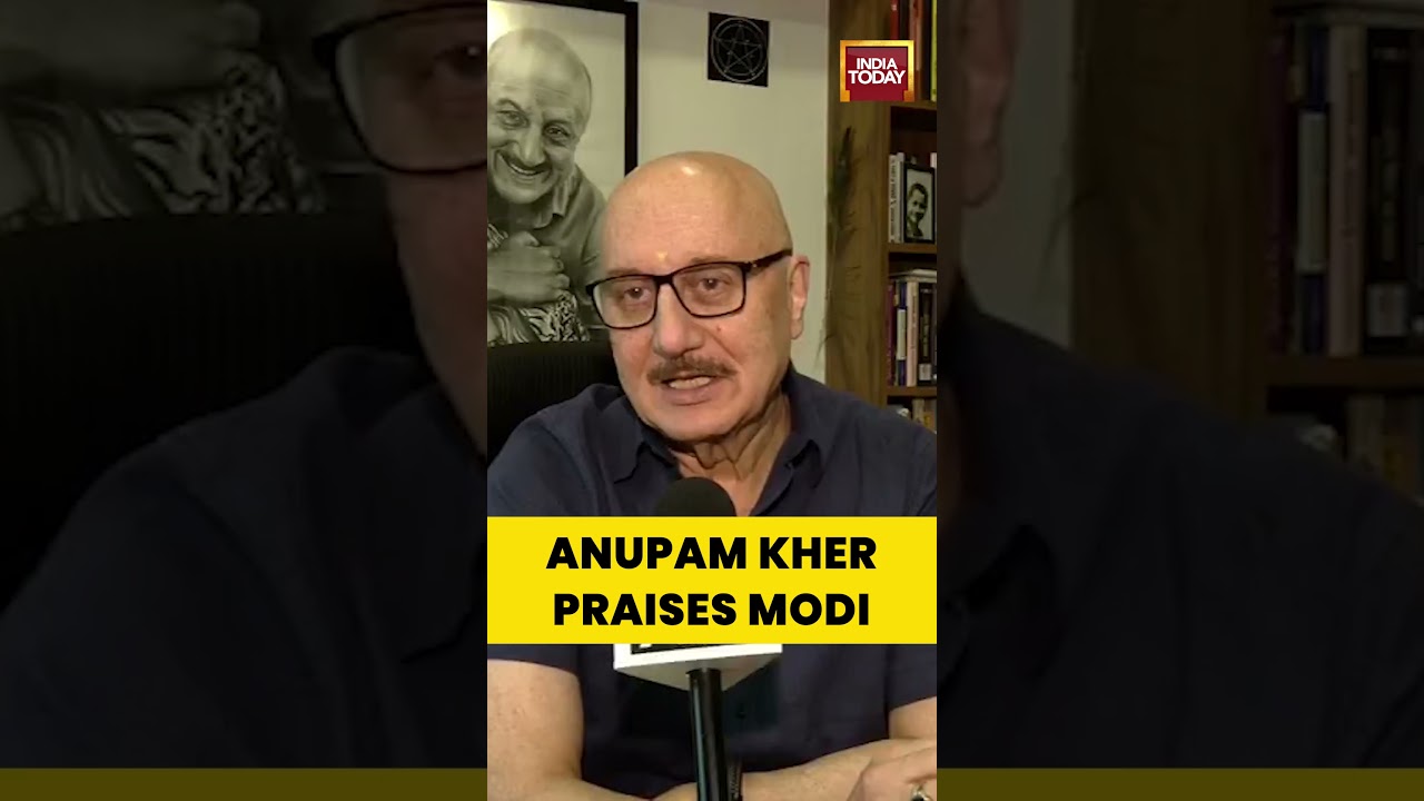 Anupam Kher Hails PM Modi On Becoming India's Longest Continuously Serving Prime Minister #shorts