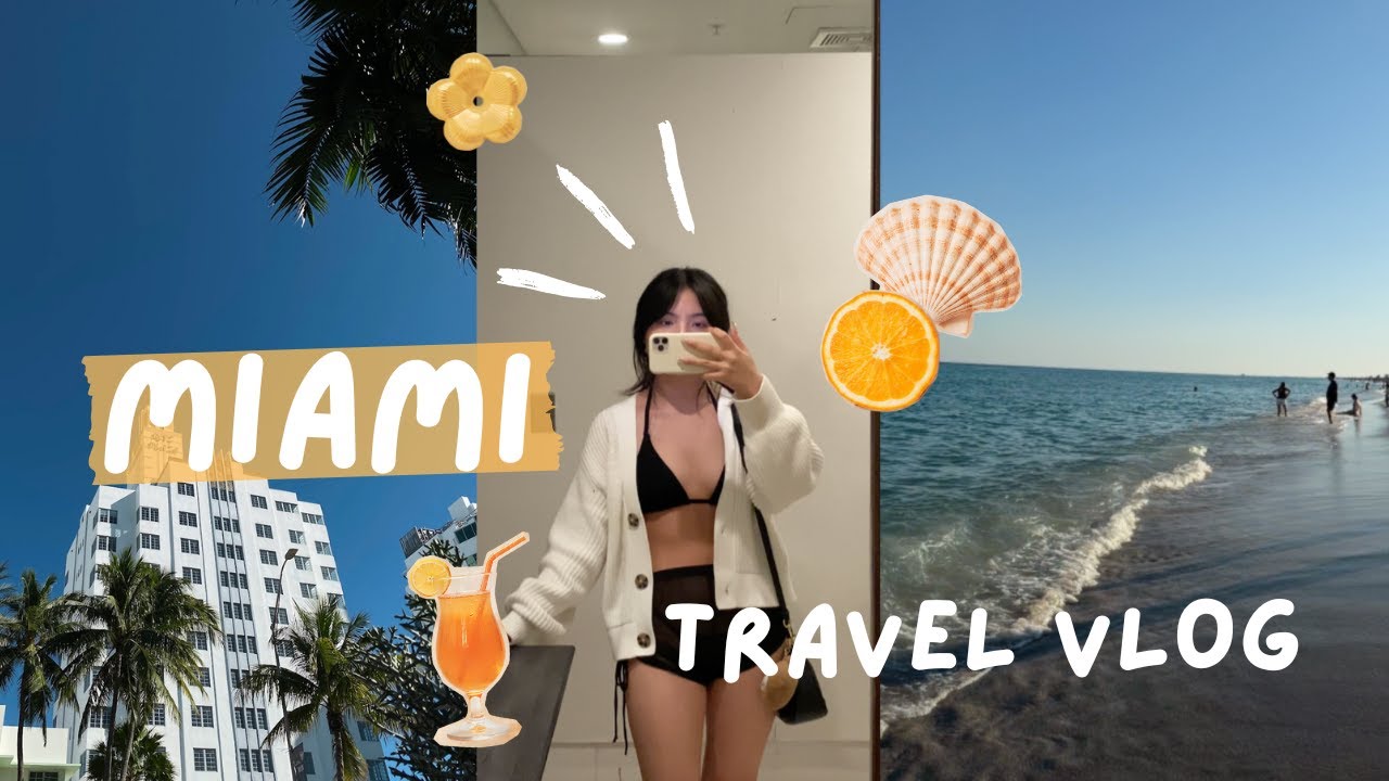 Travel Vlog 🌴 | Miami road trip and new year celebration - Vlog 3