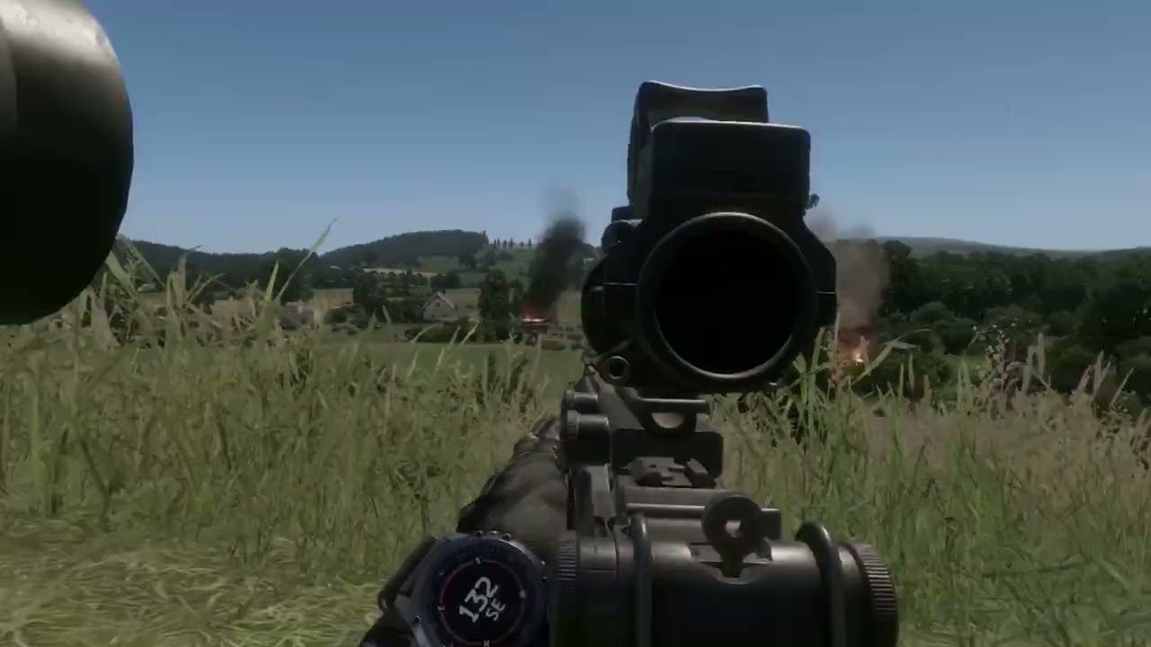 Arma Reforger - Sniping Enemy Base