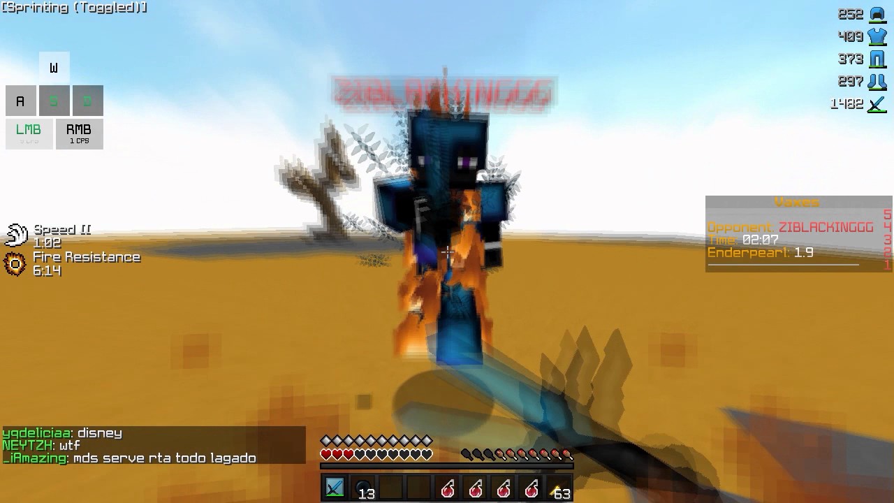 Bcz vs Ziblackinggg + Minecon cape & Vape lite giveaway