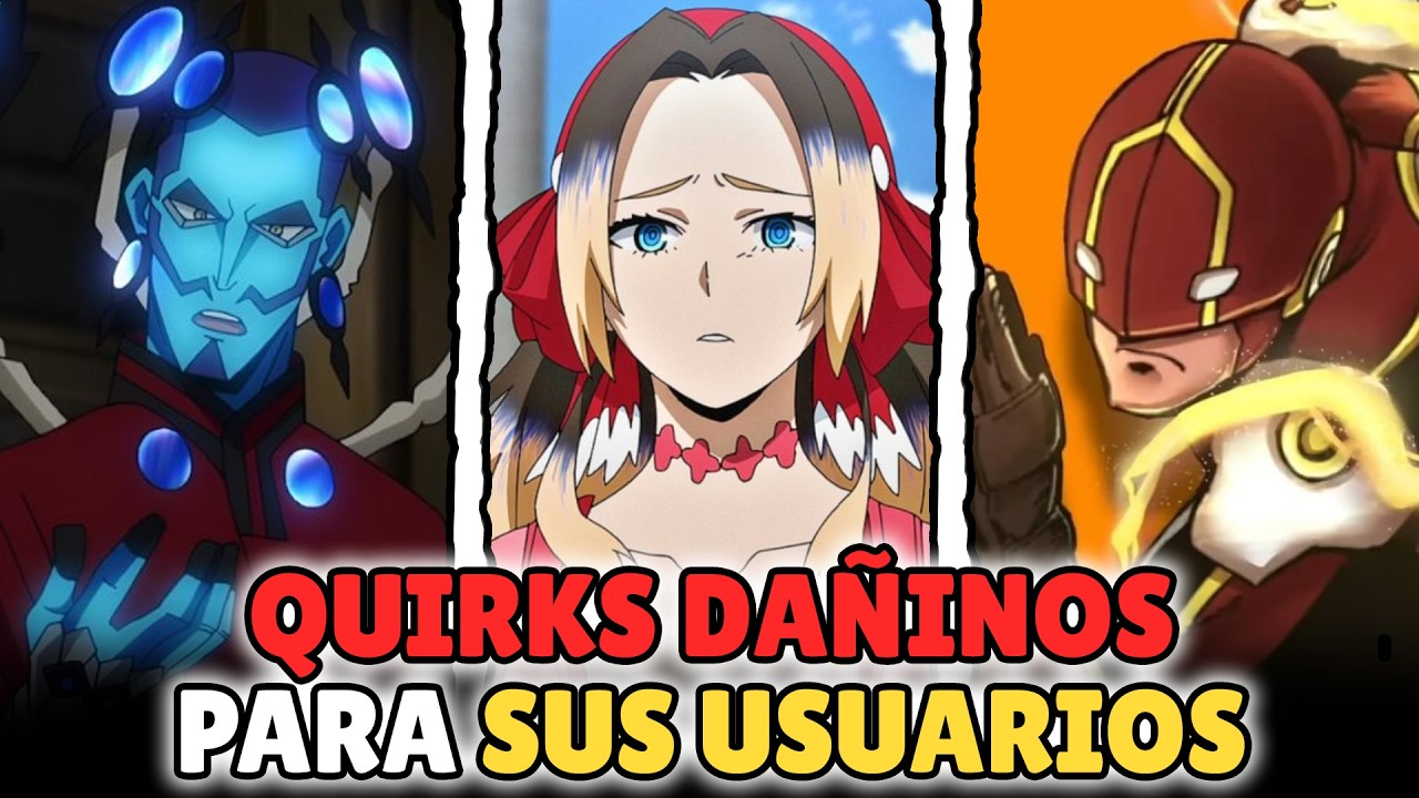 💥 Top 7 Quirks de BNHA que DAÑAN a sus usuarios (Parte 2) 😨