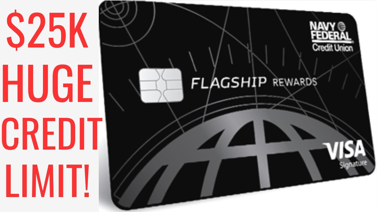 Navy Federal Credit Union Flag Ship Credit Card Unboxing | $25,000 Credit Limit!