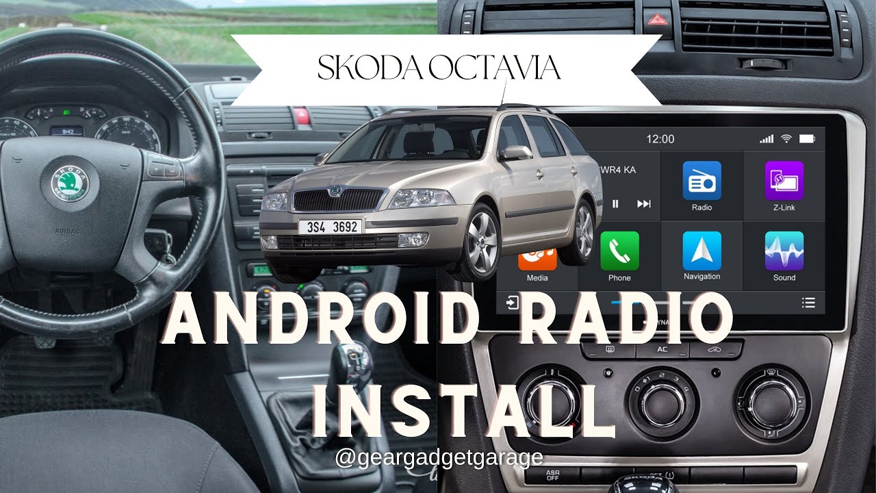 Skoda Octavia 2 Android radio install / Skoda Octavia 2 Android rádió beszerelés