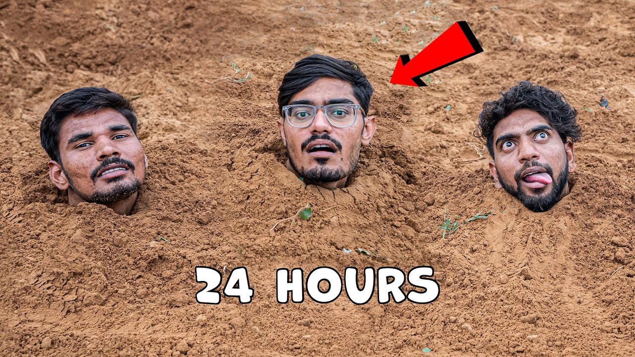 24 Hours Buried Alive Underground | 24 घन्टे जिन्दा दफ़न | Will We Survive?