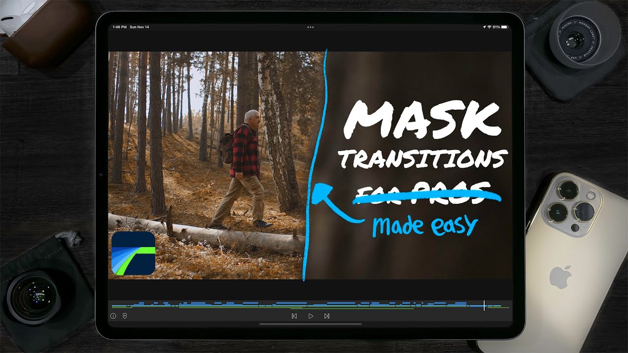 Mask Transitions Made Easy - LumaFusion Tutorial