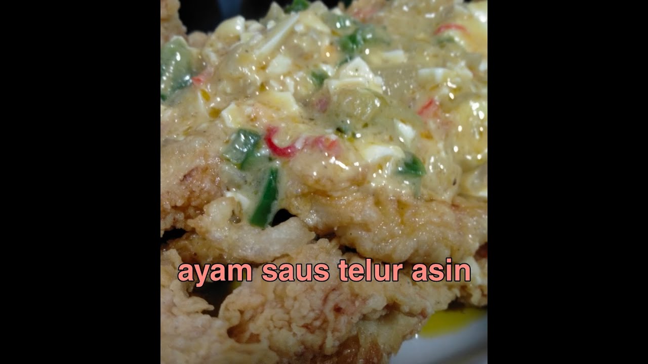 cara buat 🌻ayam saus telur asin🌻,hidangan rumah ala resto