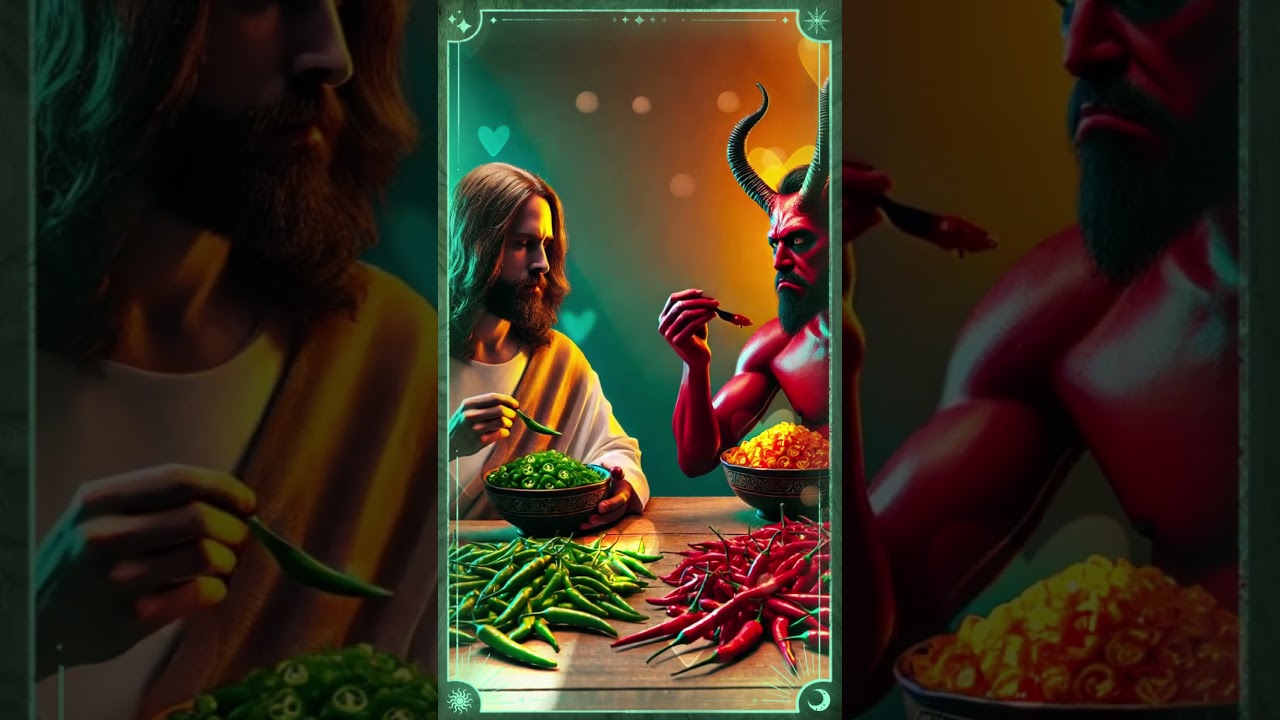 CH&Uacute;A GI&Ecirc;SU V&Agrave; QUỶ SATAN, BẠN CHỌN AI #jesus  #jesuschrist #demon #demonslayer