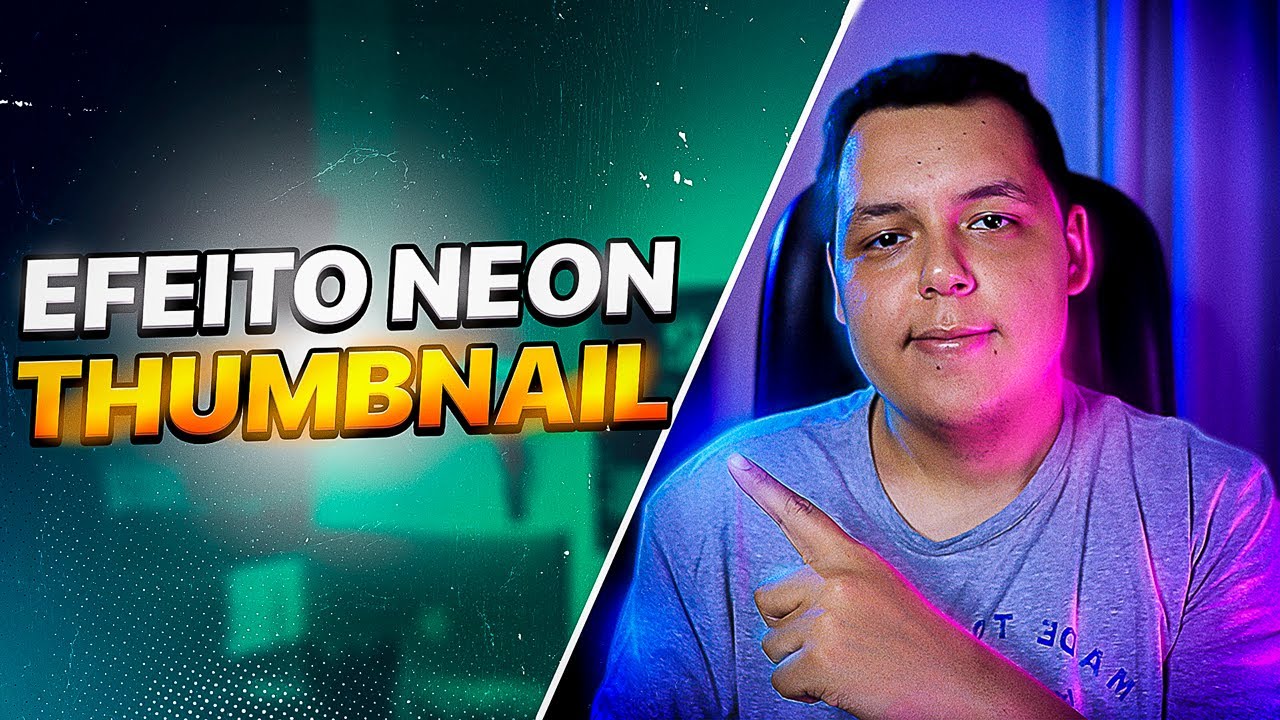 COMO FAZER THUMBNAIL COM EFEITO DE TRAÇADO BRILHOSO NO PHOTOSHOP!