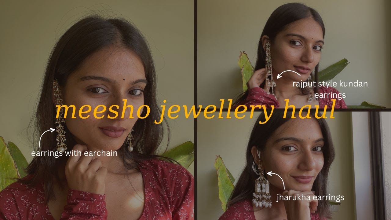 Meesho Ethnic Earrings Haul | Meesho Earrings Starting from 150 | Jalaxi