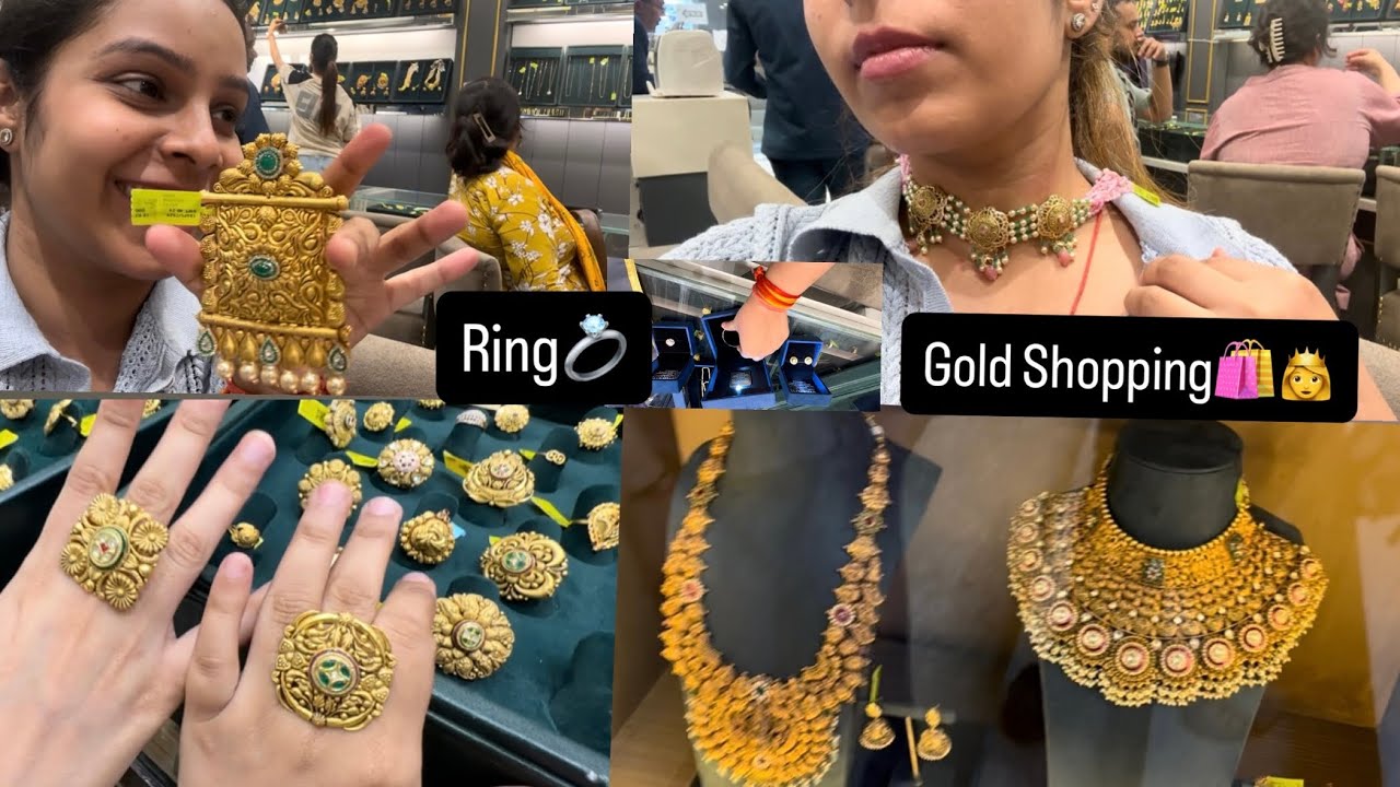 Lajpat Nagar Central Market || Gold Shopping👸|| Aaj Kari sari Gold Shopping 🛍️|| 5 Lakh का Necklace🥰