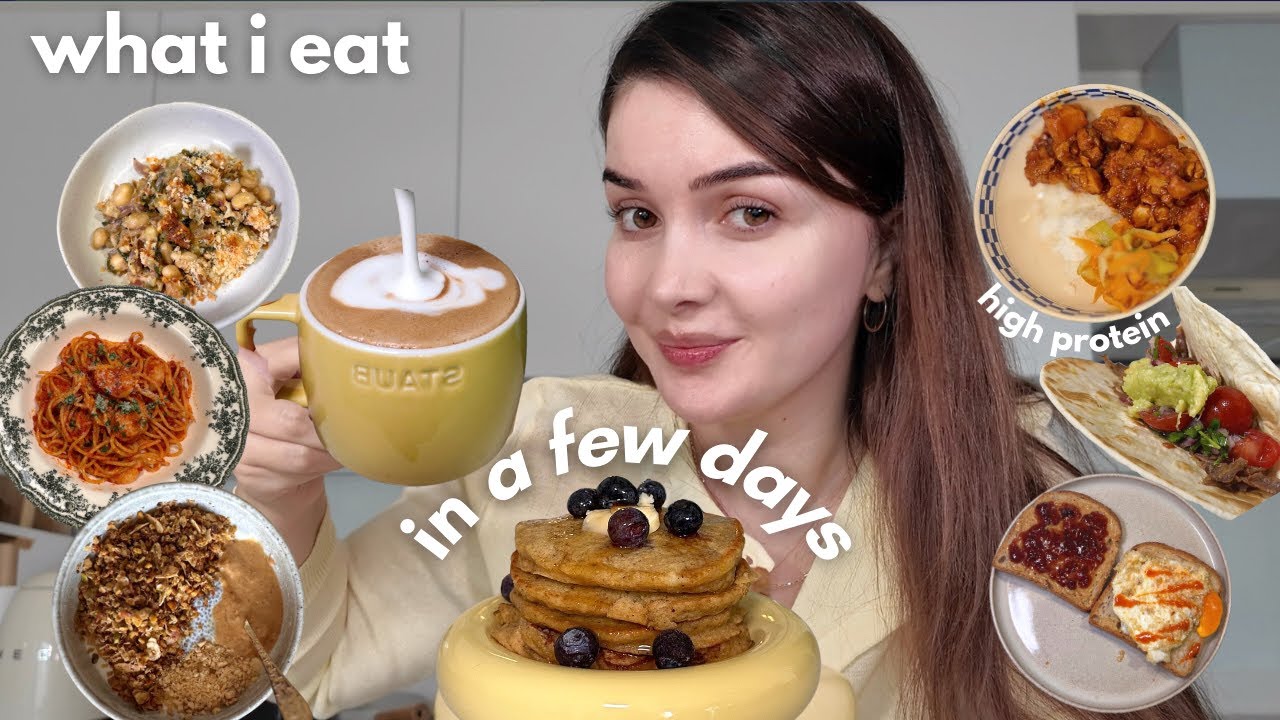 what i eat in a few days to stay lean | realistic high protein meals