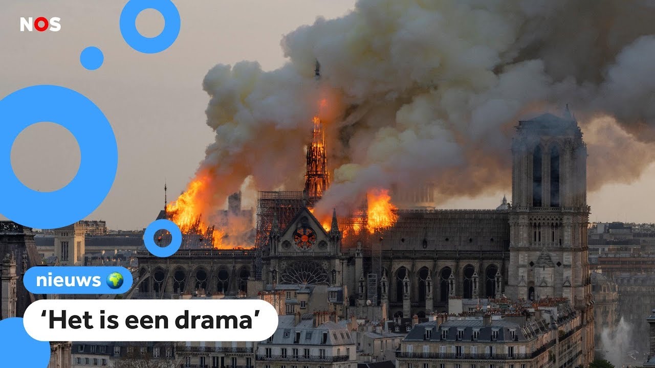 Brand in wereldberoemde kathedraal Notre-Dame