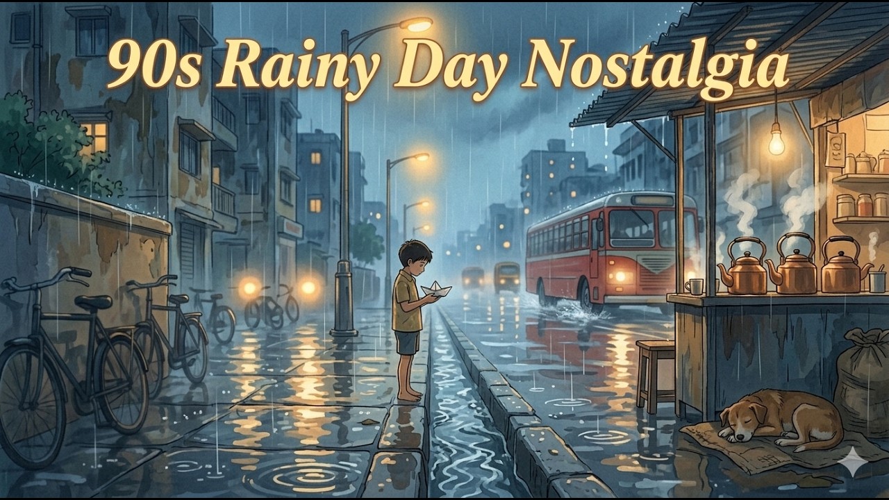 90s Rainy Day Nostalgia 🌧️  Rain, Maggie & Study Nights | 90s India Nostalgia
