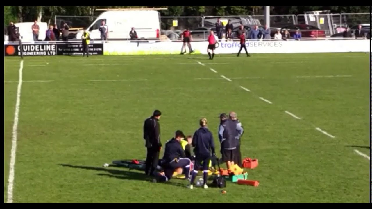 Pitchside trauma care example