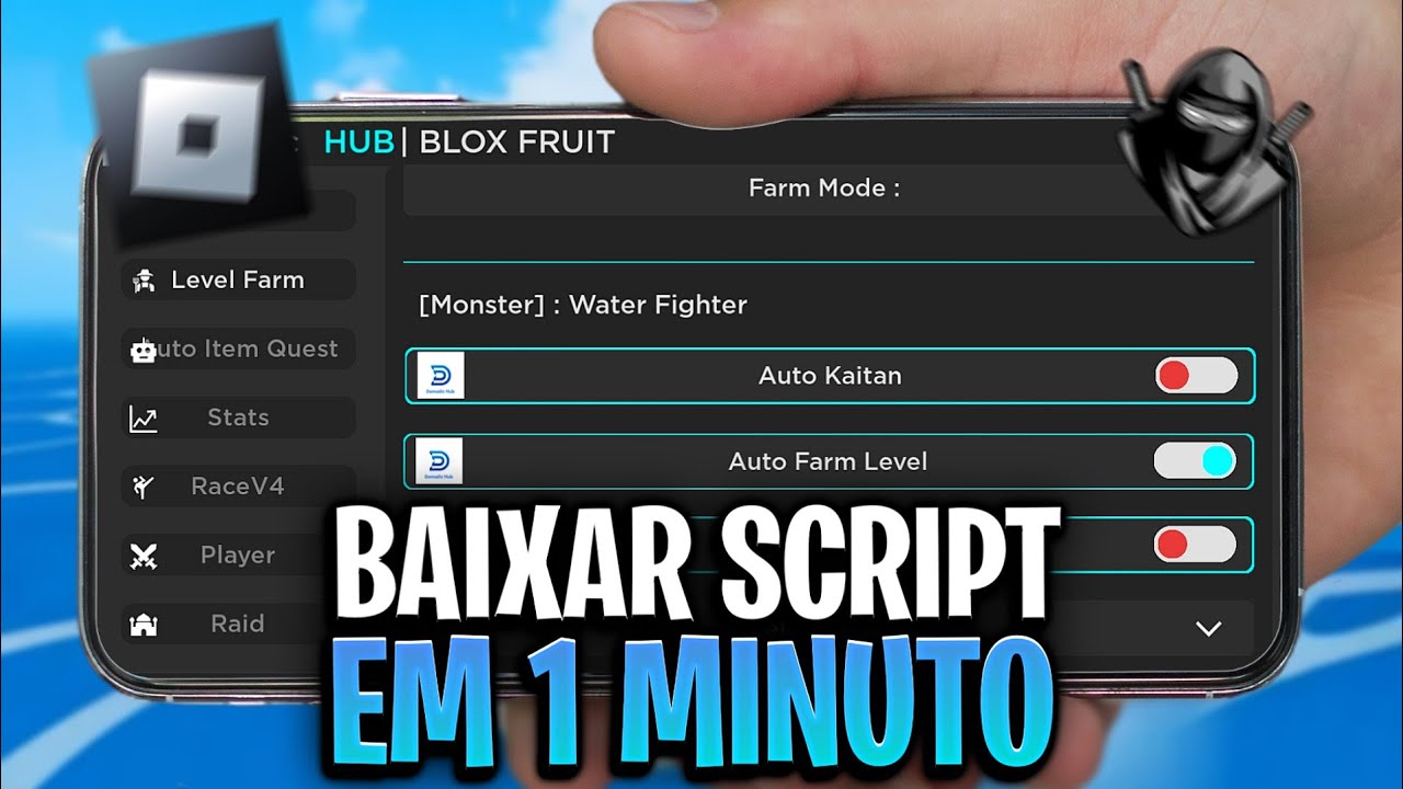 Como BAIXAR e USAR SCRIPT no BLOX FRUITS no CELULAR (R&Aacute;PIDO e F&Aacute;CIL) ✅ EXECUTOR ROBLOX ATUALIZADO