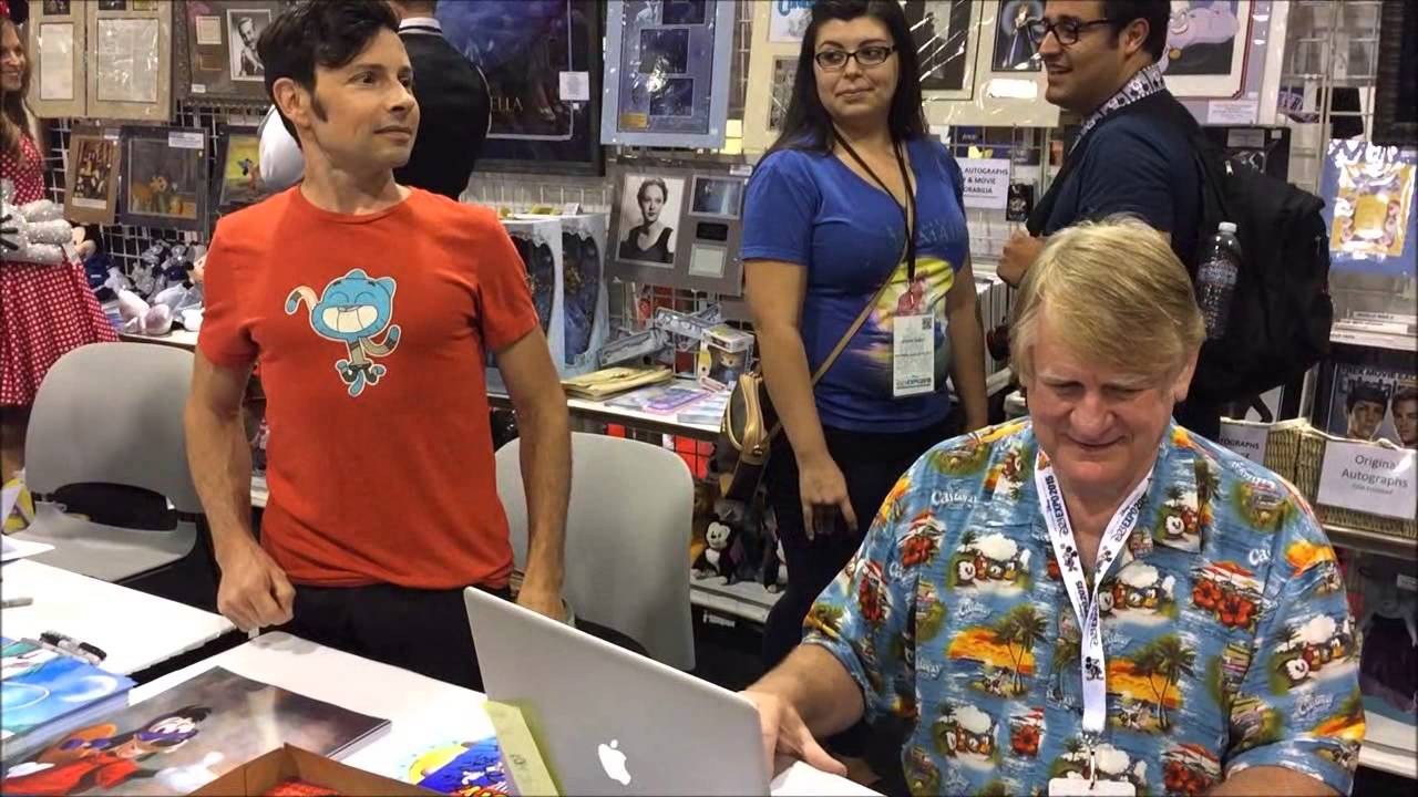 Hanging out with Goofy and Max at The 2015 D23 Expo