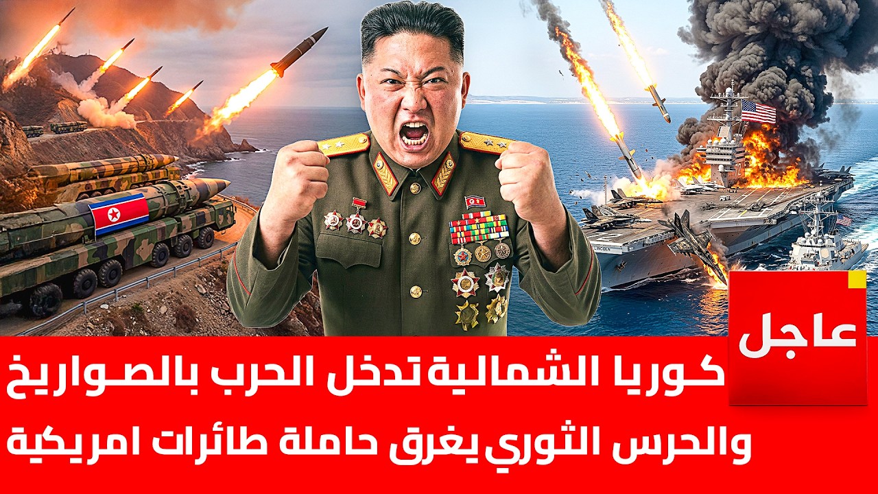 مجنون كوريا يدخل الحرب ويرسل صواريخه لايران .. وإيران تقصف قواعد بريطانيا في قبرص وتجر الناتو للحرب