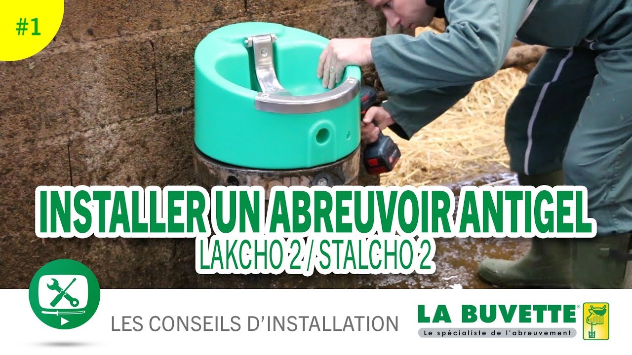 Installer un abreuvoir antigel STALCHO 2 ou LAKCHO 2