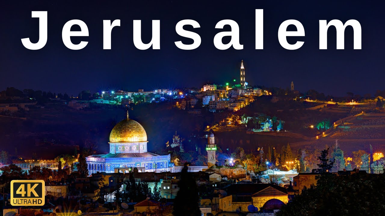 Jerusalem, Israel 🇮🇱 in 4k - Jerusalem cityscape