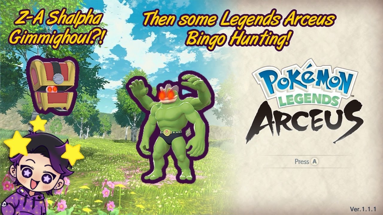 SHALPHA Gimmighoul?! Then Shiny Bingo Hunting in Legends Arceus!