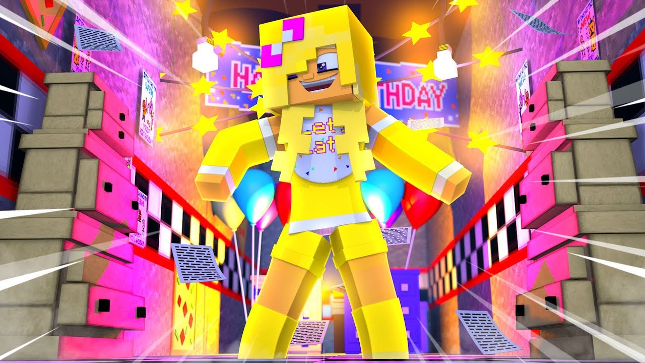 Чика становится человеком! Minecraft FNAF Roleplay