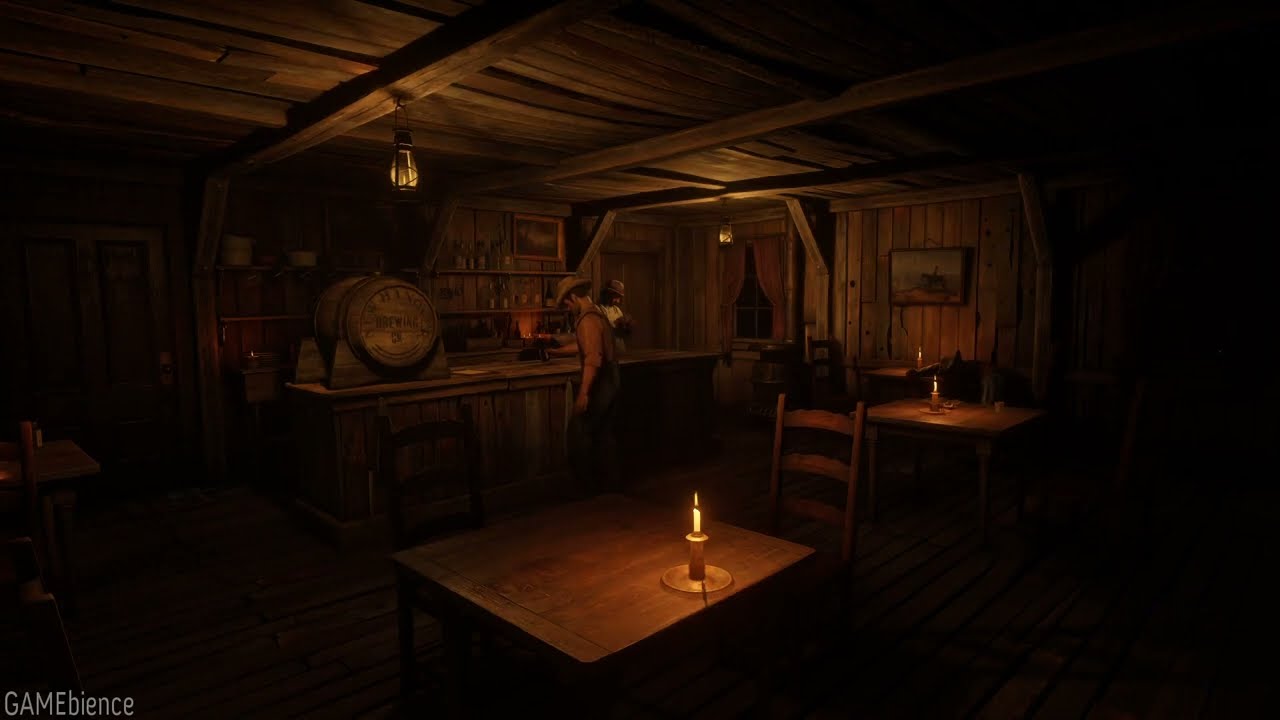 5 Hour - Red Dead Redemption 2 - Valentine Saloon Ambience