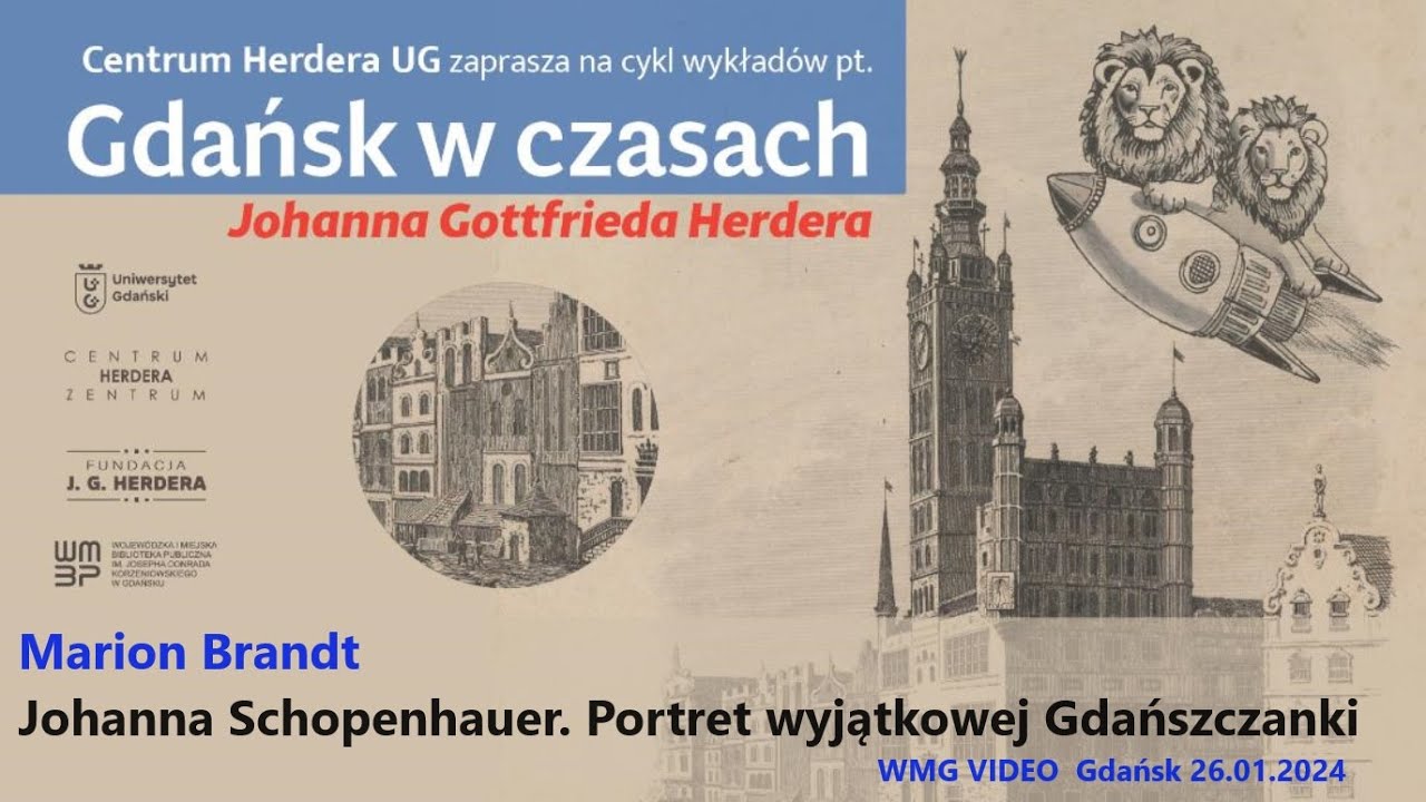 Johanna Schopenhauer. Portret wyjątkowej Gdańszczanki. Marion Brandt | 2024.01.26